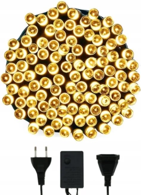 Karácsonyfa Lámpa Led 500 Fehér Meleg 32m Kombináció