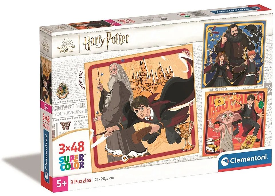Harry Potter Chronicles 3x48 db-os puzzle Clementoni