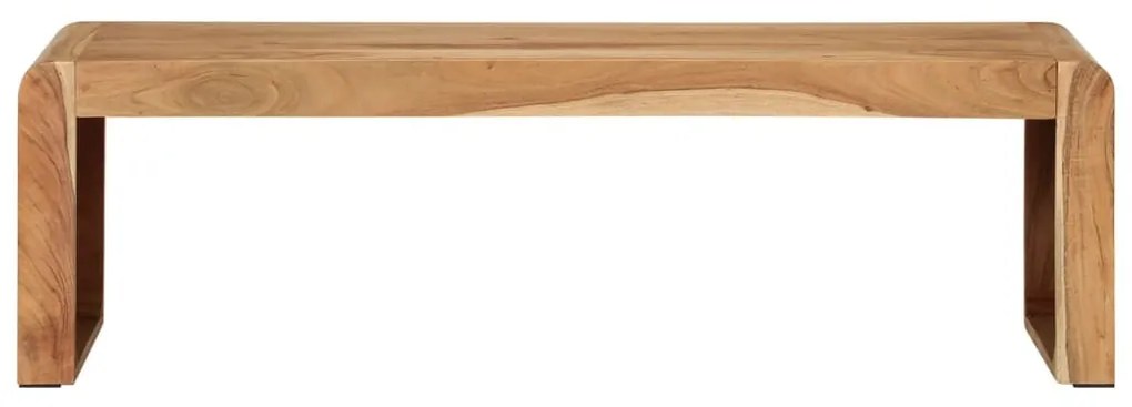 tömör akácfa TV-szekrény 110 x 33 x 33 cm