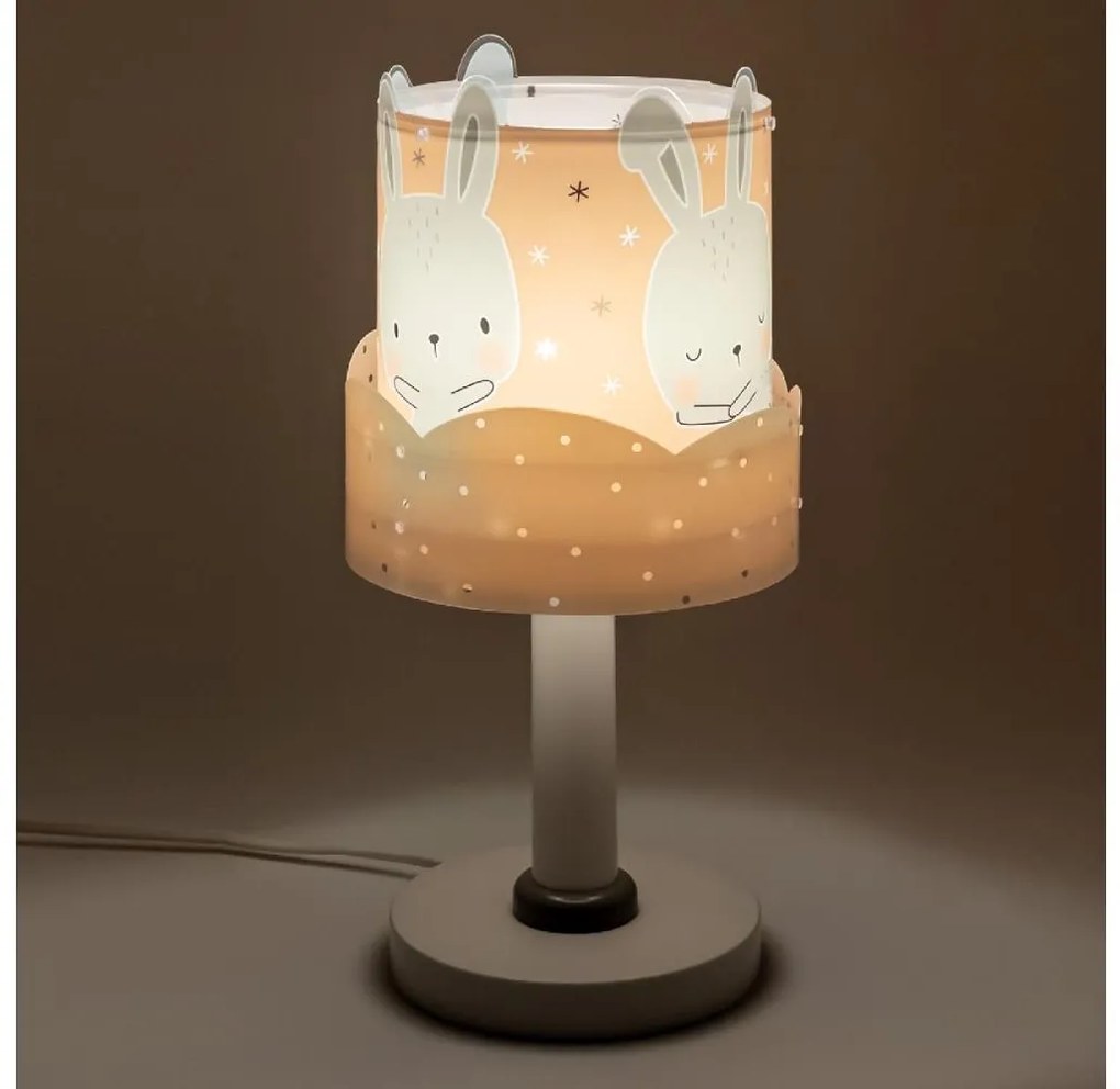 Dalber 61151S - Gyermeklámpa BUNNY 1xE14/40W/230V narancssárga