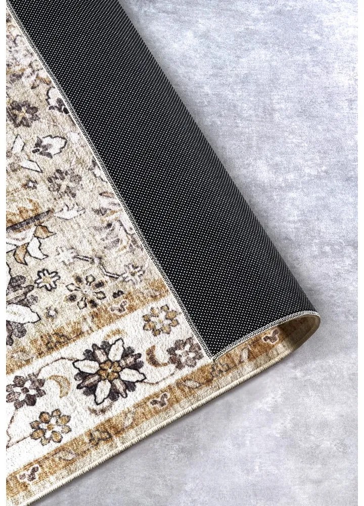 Bézs szőnyeg 80x150 cm Saveh Cream Gold – Elle Decoration