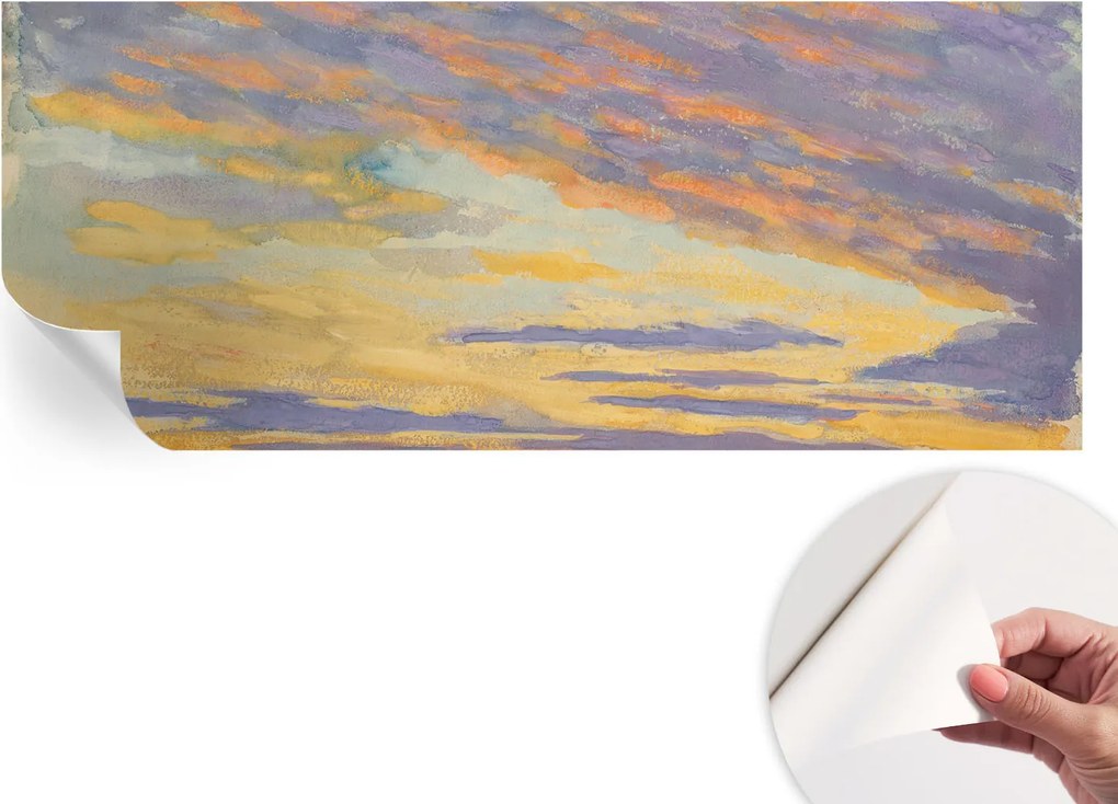 Öntapadós tapéta Divatos 3D fali ragasztó Pasztell égbolt 250x104 cm