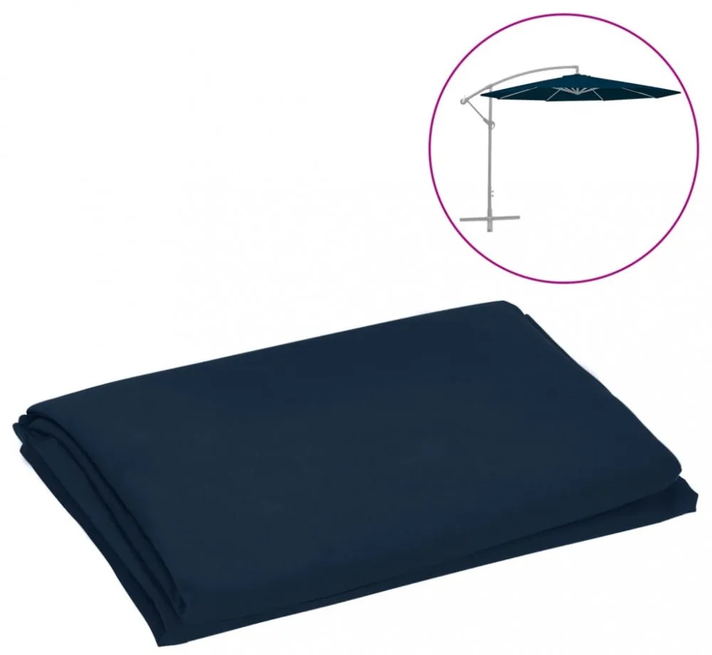 kék konzolos napernyő csereponyva 300 cm