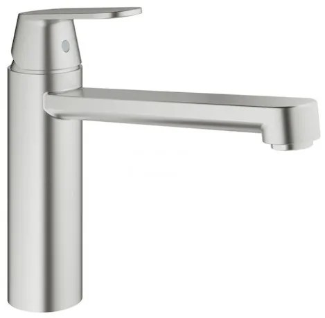 Grohe Eurosmart Cosmopolitan mosogató csaptelep forgó karral supersteel 30193dc0 G30193DC0