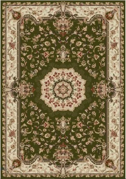 Lotus szőnyeg zöld 1520-310