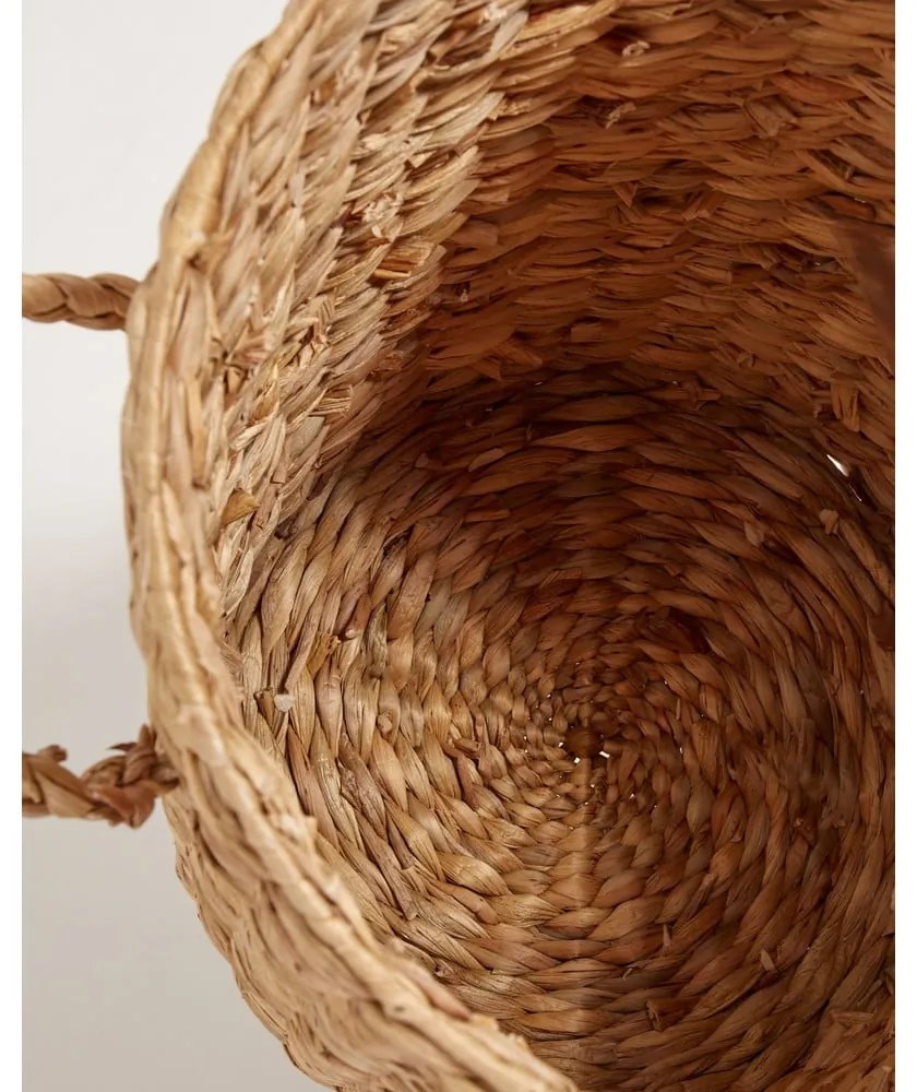 Natúr színű vízijácint szennyeskosár Yessira – Kave Home