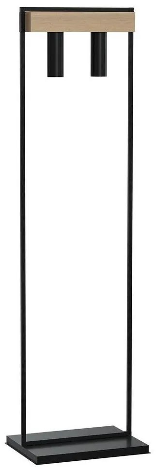 Állólámpa WEST 2xGU10/25W/230V fekete