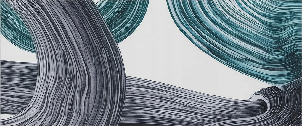 Fotótapéta Flizelina Nappali és Hálószoba Irodába Folyékony vonalak 250x104 Ragasztó