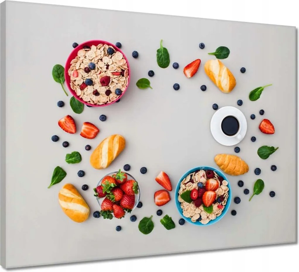Vászonkép 50x40 Egészséges reggeli