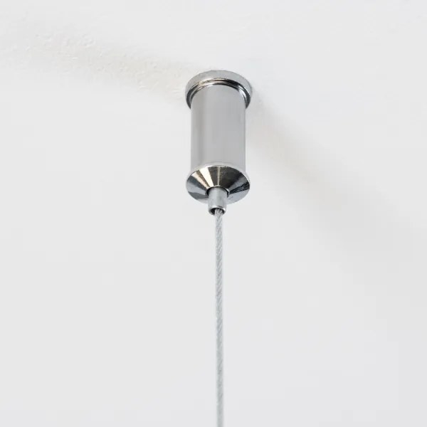 Brilagi - LED Csillár zsinóron MILLA 15xG9/3W/230V fényezett króm/arany