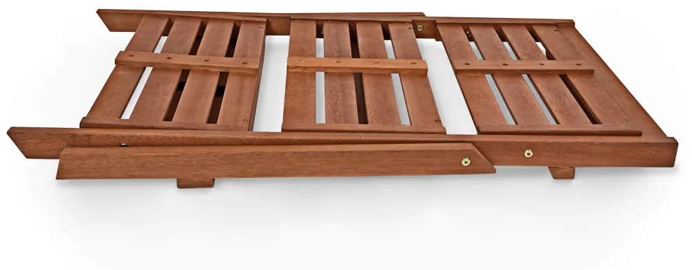 TULIP fa virágtartó állvány, 3 szintes, 56x59x79cm, barna Casaria