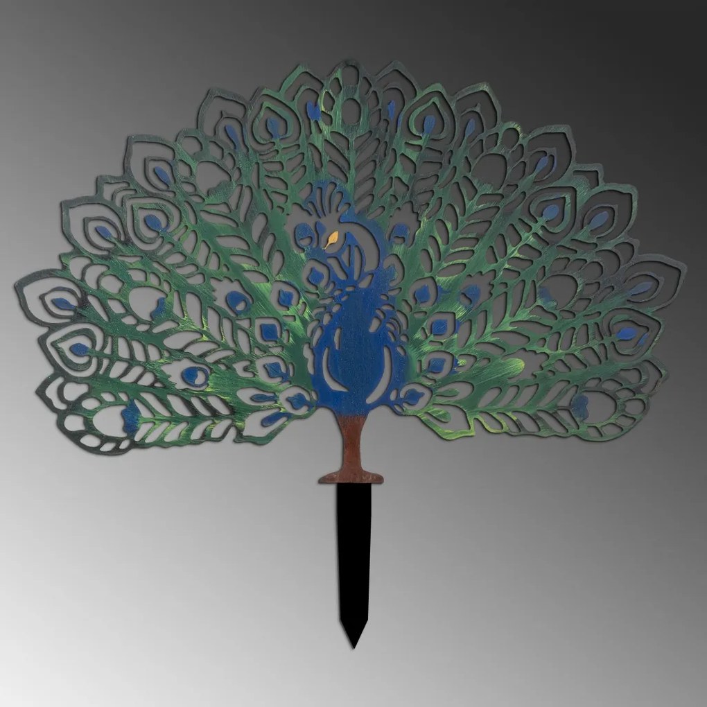 Peacock fém kerti dísztárgy, 60×38 cm – TR565TNL1260