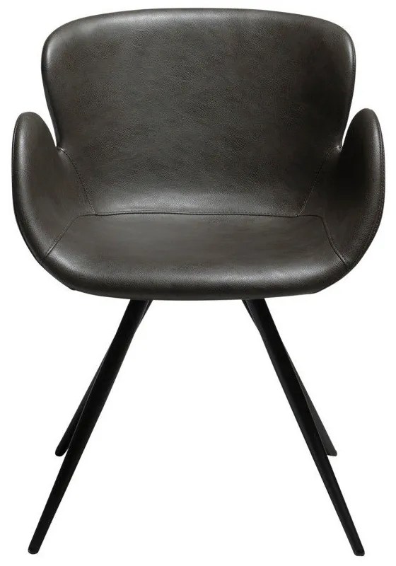 Szürke kárpitozott karfás étkezőfotel Gaia – DAN-FORM Denmark