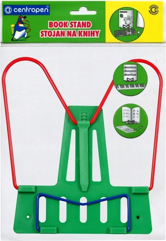 Könyvtámasz Állvány zöld Centropen Állvány színes Könyvtámasz