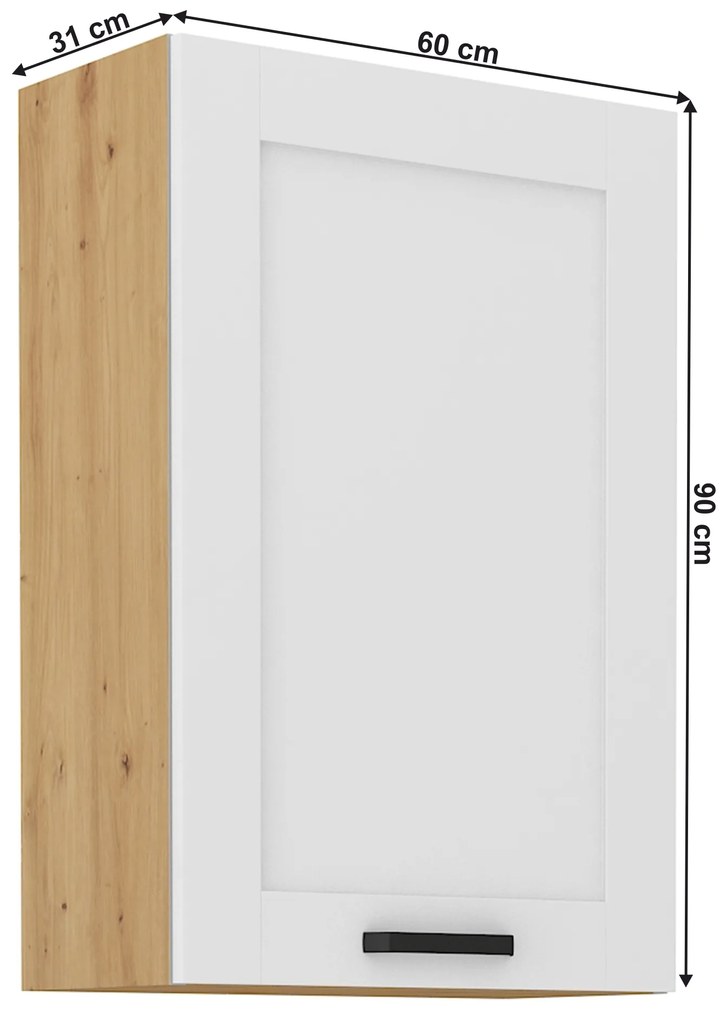 Felsőszekrény Lesana 2 (fehér) 60 G-90 1F . 1063967