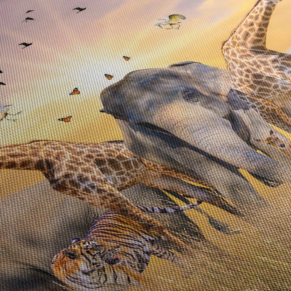 Kép - Afrikai állatok (90x60 cm)