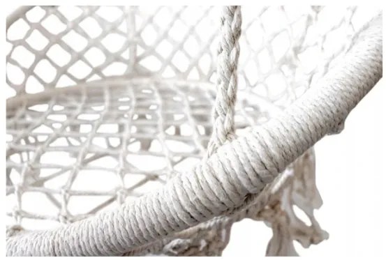 Felfüggeszthető hintaszék CREAM LUXURY párnával