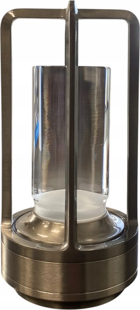 Asztali lámpa Cross dimmer akkumulátor 1800mAh Ezüst