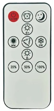 Brilagi - LED dimmelhető lámpatest ULTRA SLIM LED/24W/230V átm. 42 cm fekete + távirányító