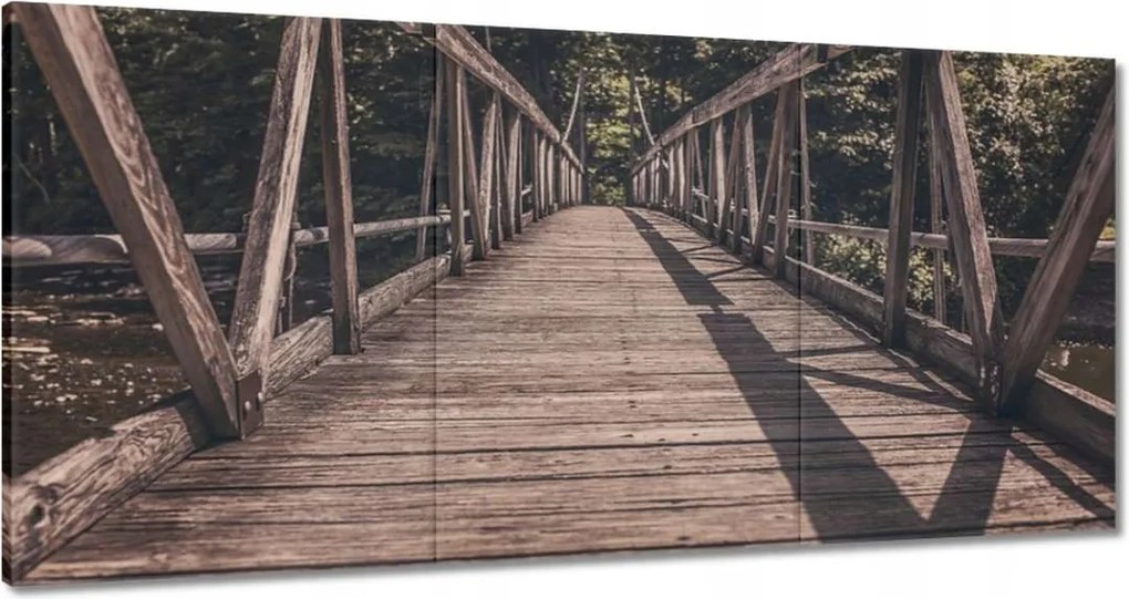 Festmények 180x90 Fa híd