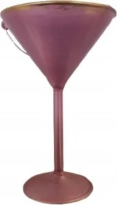 Karácsonyi dísz Rózsaszín üveg