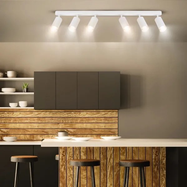 Brilagi - Fürdőszobai spotlámpa SELE 6xGU10/30W/230V IP44 fehér