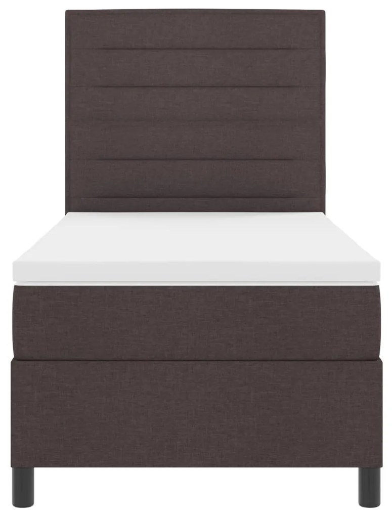 Félágymatrac Matrac Sötétbarna 90x200 cm Szövet