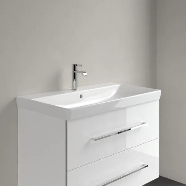 Villeroy & Boch 41568001 - Függesztett mosdó AVENTO 80x47 cm kerámia/fehér
