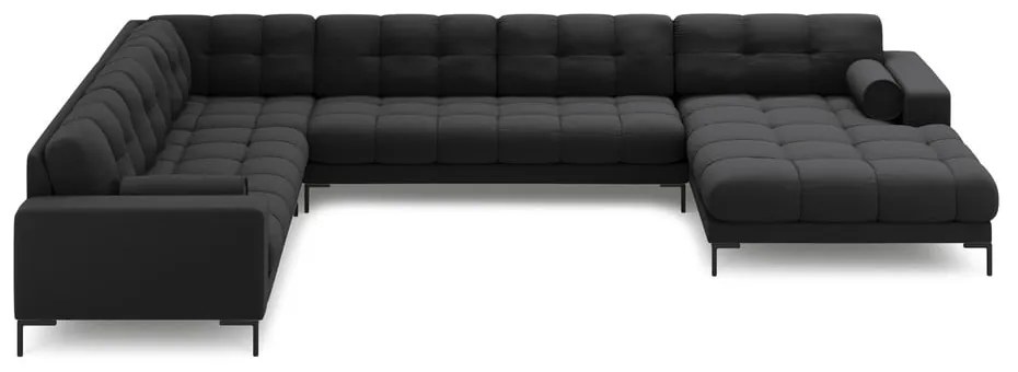 Sötétszürke sarokkanapé (bal oldali) Bali – Cosmopolitan Design