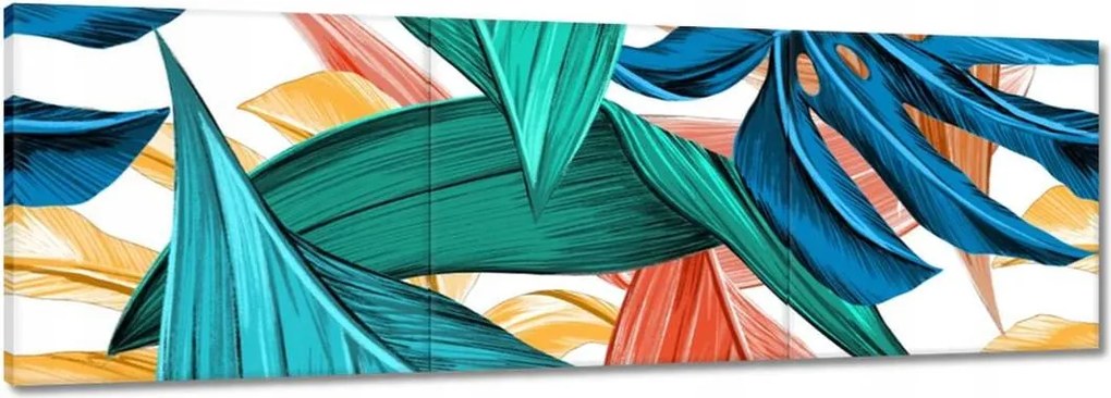 Vászonkép 60x20 Kompozíció levelekből