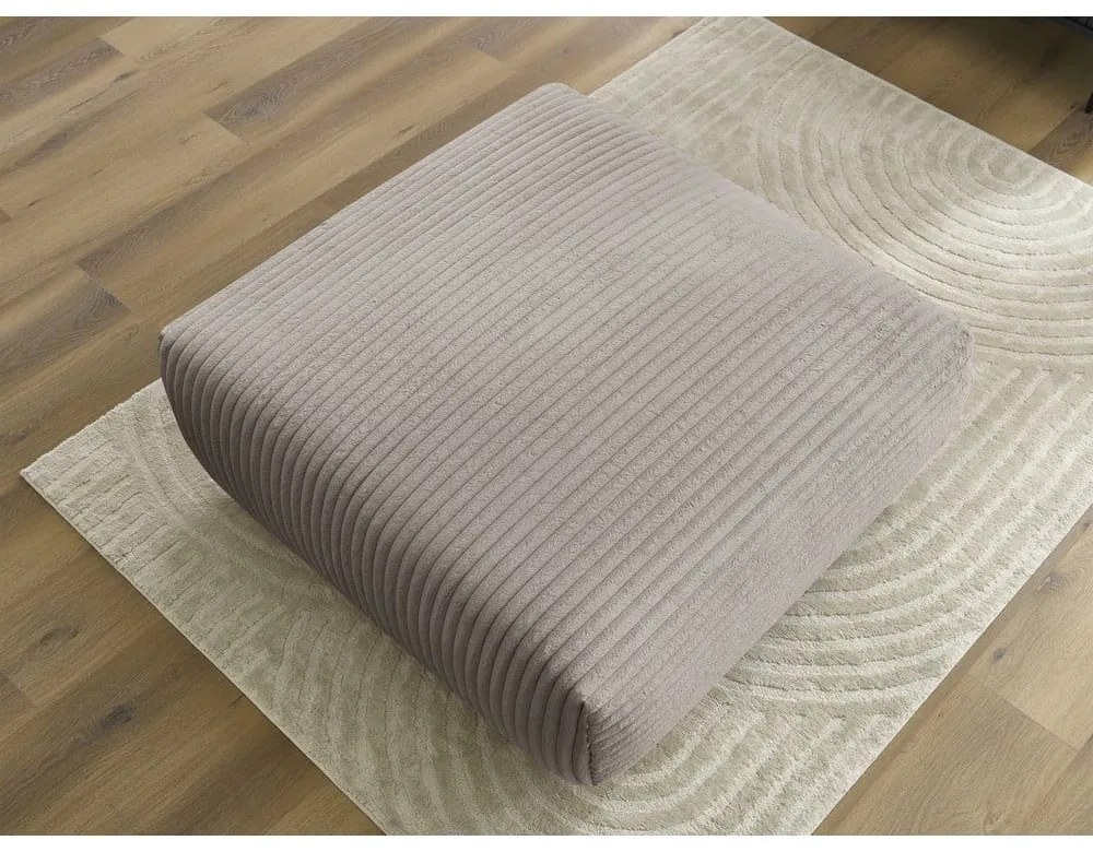 Világosszürkés bézs kordbársony lábtartó Lucien – Bobochic Paris