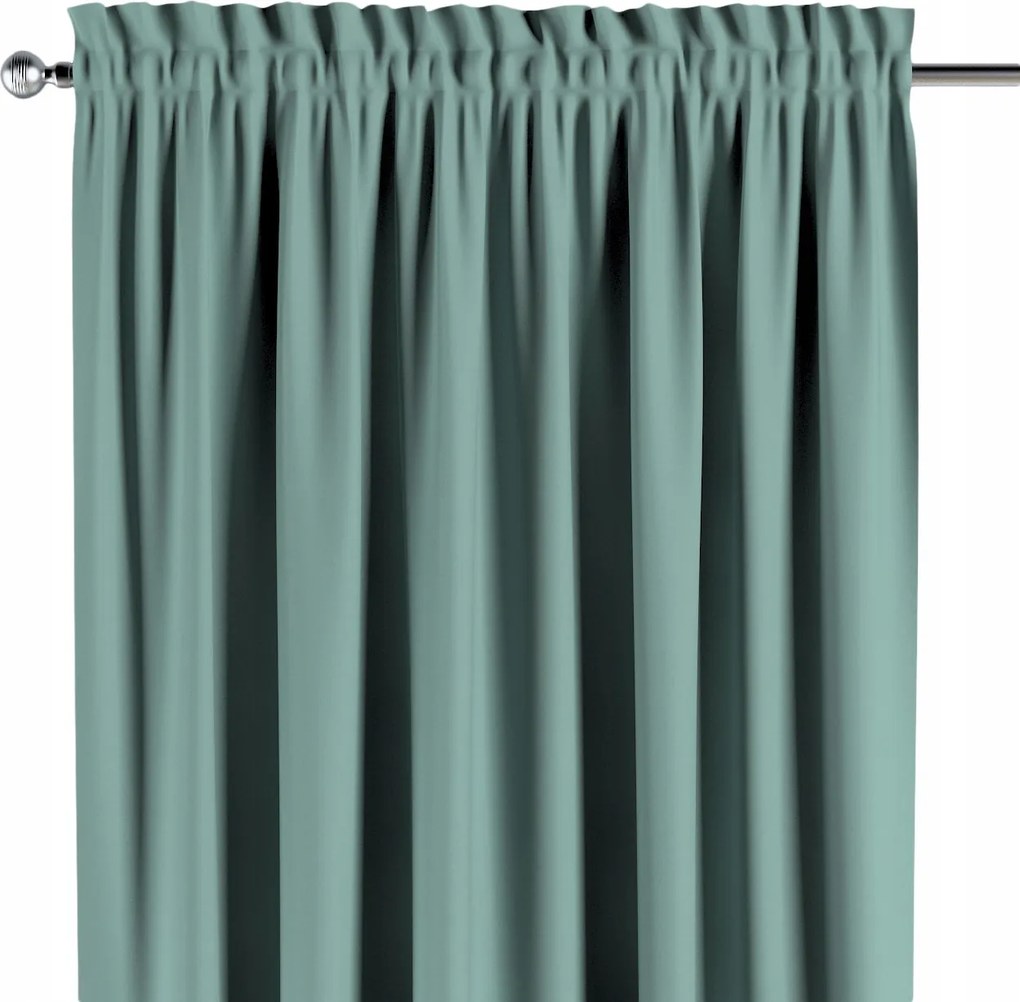 Csatornafüggöny frufruval 1 db 130x245cm menta