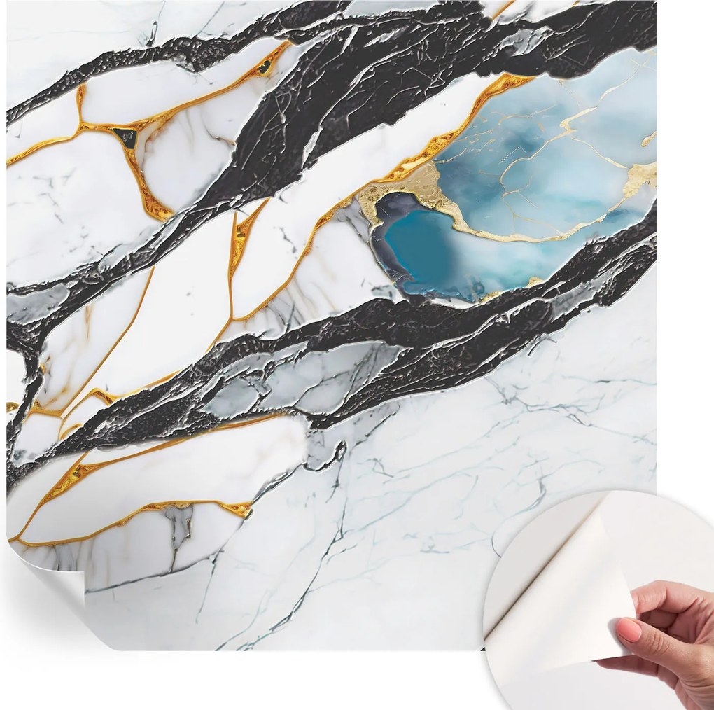 Modern öntapadós fali fotótapéta Elegáns márvány 250x250 cm