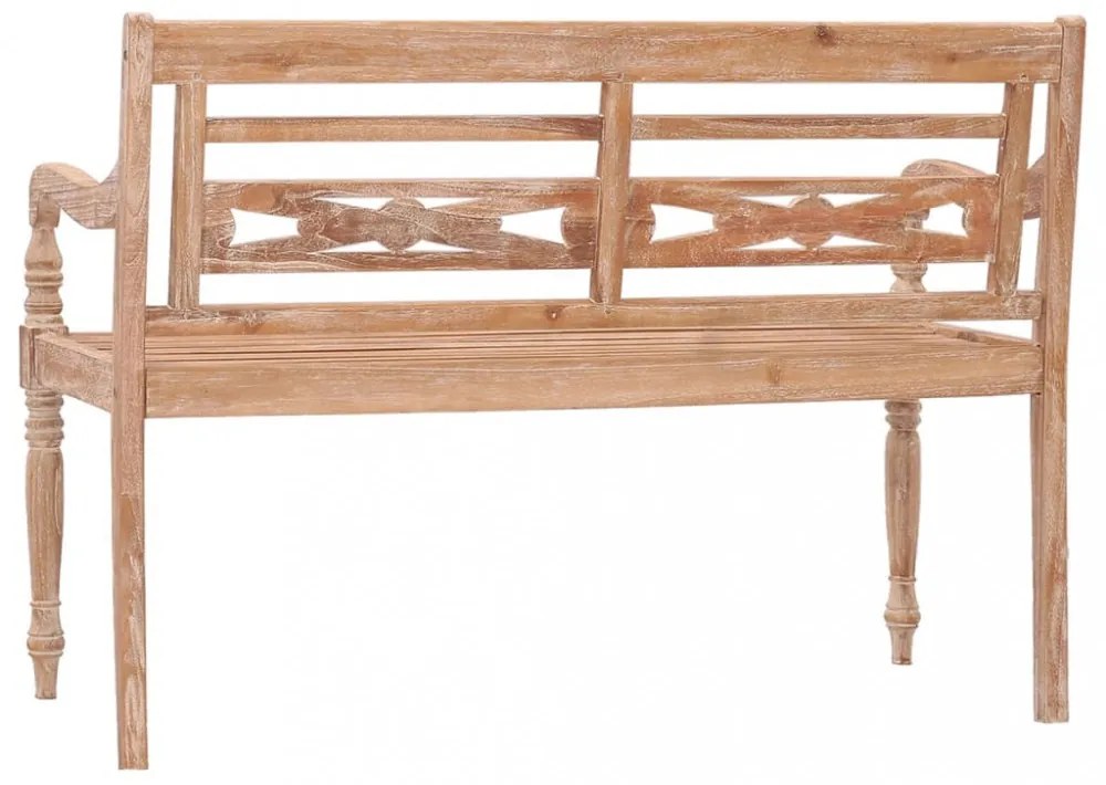 tömör antikolt fehér tíkfa Batavia pad 120 cm