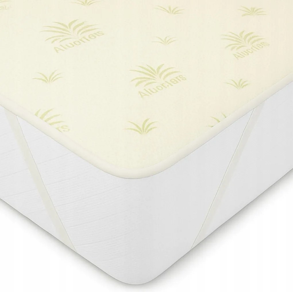 Matracvédő 140x200 gumiszalaggal Aloe vera antiallergén lengyel termék