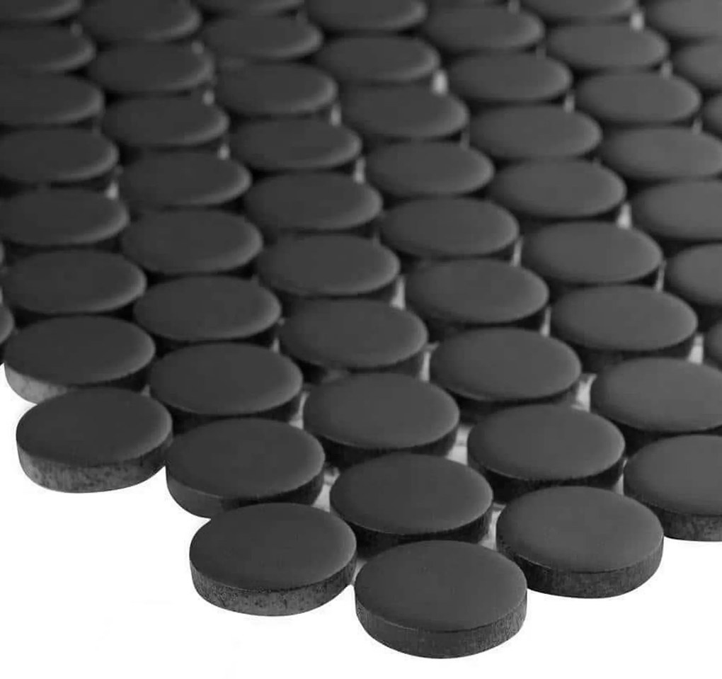 Mozaik dekorcsempe 133421A Black