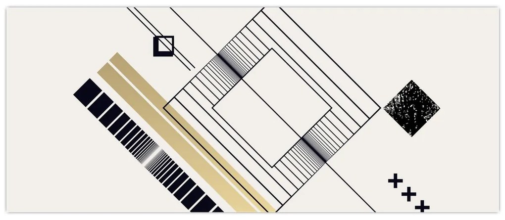 Kép - Geometriai formák N⁰6 (120x50 cm)
