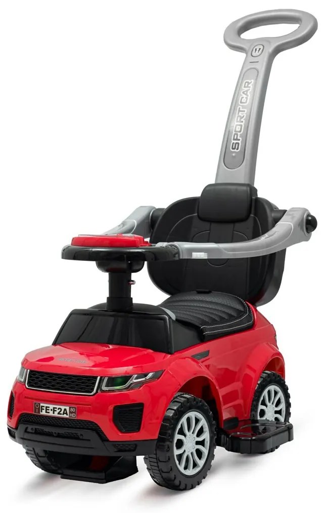 Baby Mix  SUV Prime 5 az 1-ben gyerek zenélő futóbicikli vezetőrúddal, piros