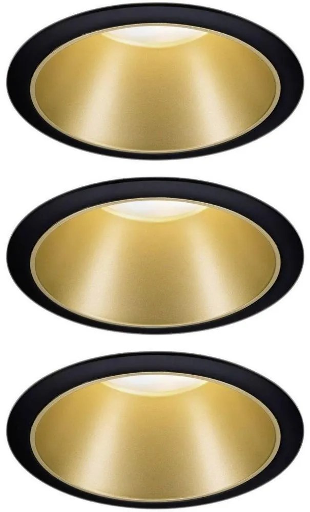 Paulmann 93404 - KÉSZLET 3xLED/6,5W IP44 Dimmelhető fürdőszobai lámpa COLE 230V 93404