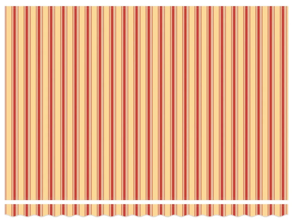 Automatikus Behúzható Napellenző LED lámpával sárga és narancs színben, 450x300 cm