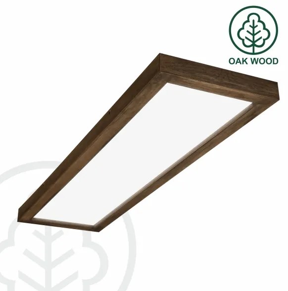Brilagi - LED fürdőszobai lámpatest WOODY FRAME LED/40W/230V 120x30 IP44 tölgy-dió