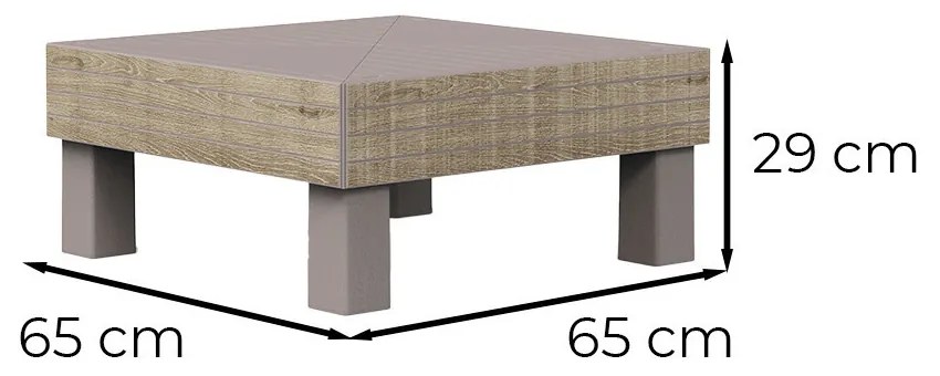 Elements Signature asztal párna nélkül kőris