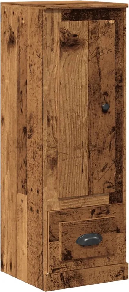 vidaXL antik fa színű szerelt fa magasszekrény 36 x 35,5 x 103,5 cm