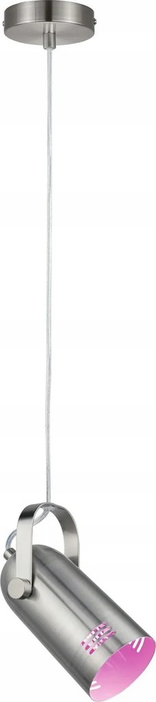 Függőlámpa E27 szálcsiszolt vas Paulmann Nordic Lavea nappaliba