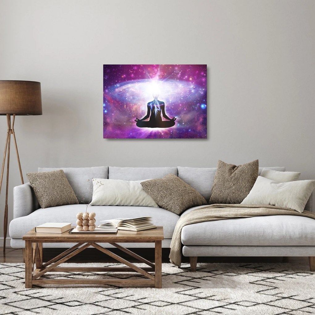 Kép - Kapcsolat az univerzummal (üvegen) (70x50 cm)