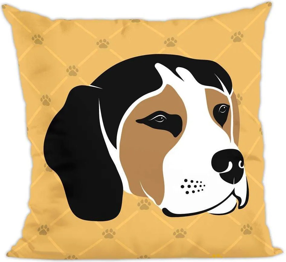 Kutya párna, beagle kutyus mintás 2