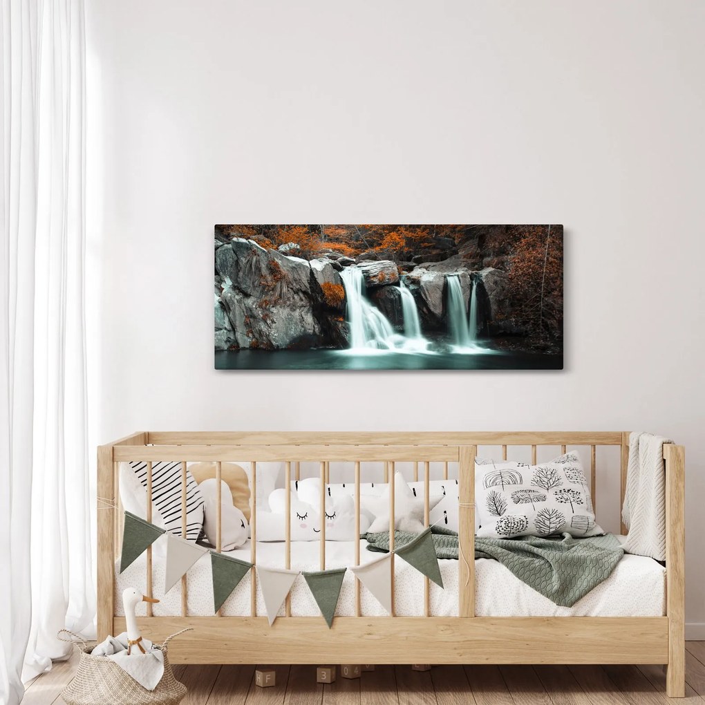 Kép - Vízesések (120x50 cm)