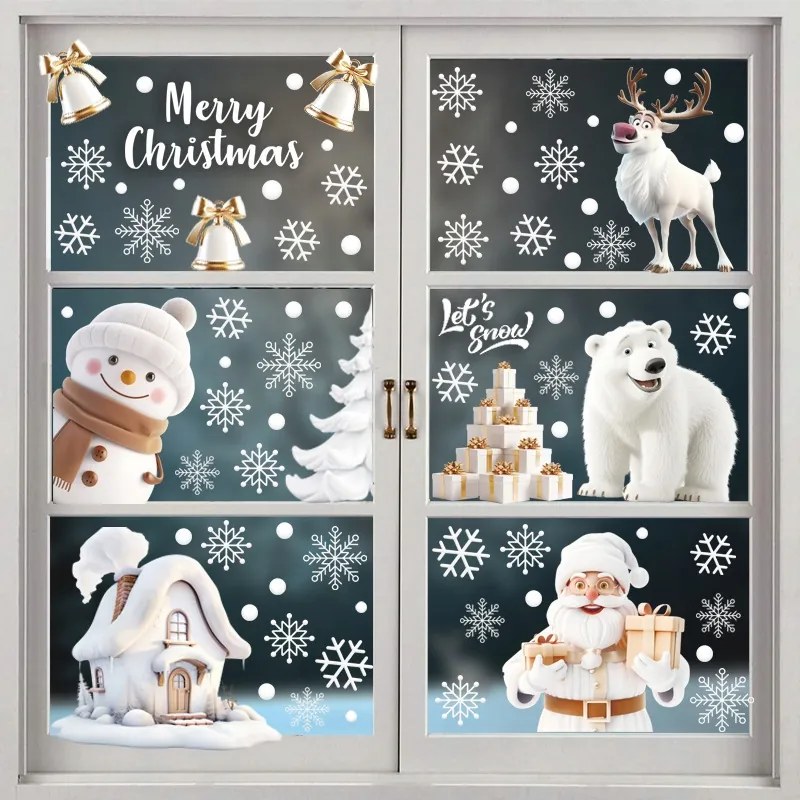 Ablak Matricák Üveg Karácsonyi Díszek Ablak Üveg Karácsony