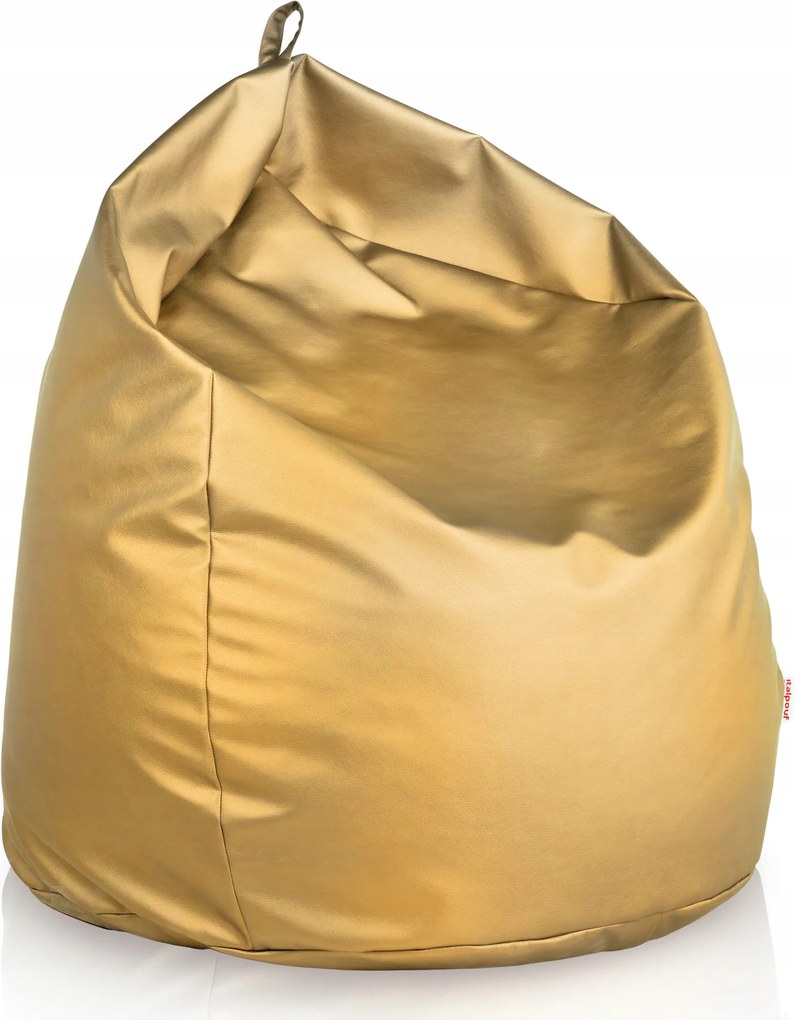 Táska Arany XXL Öko Bőr Puff Fotel