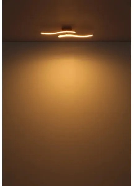 Globo 67178P - LED Felületre szerelhető csillár TYLER LED/12W/230V 3000K narancs